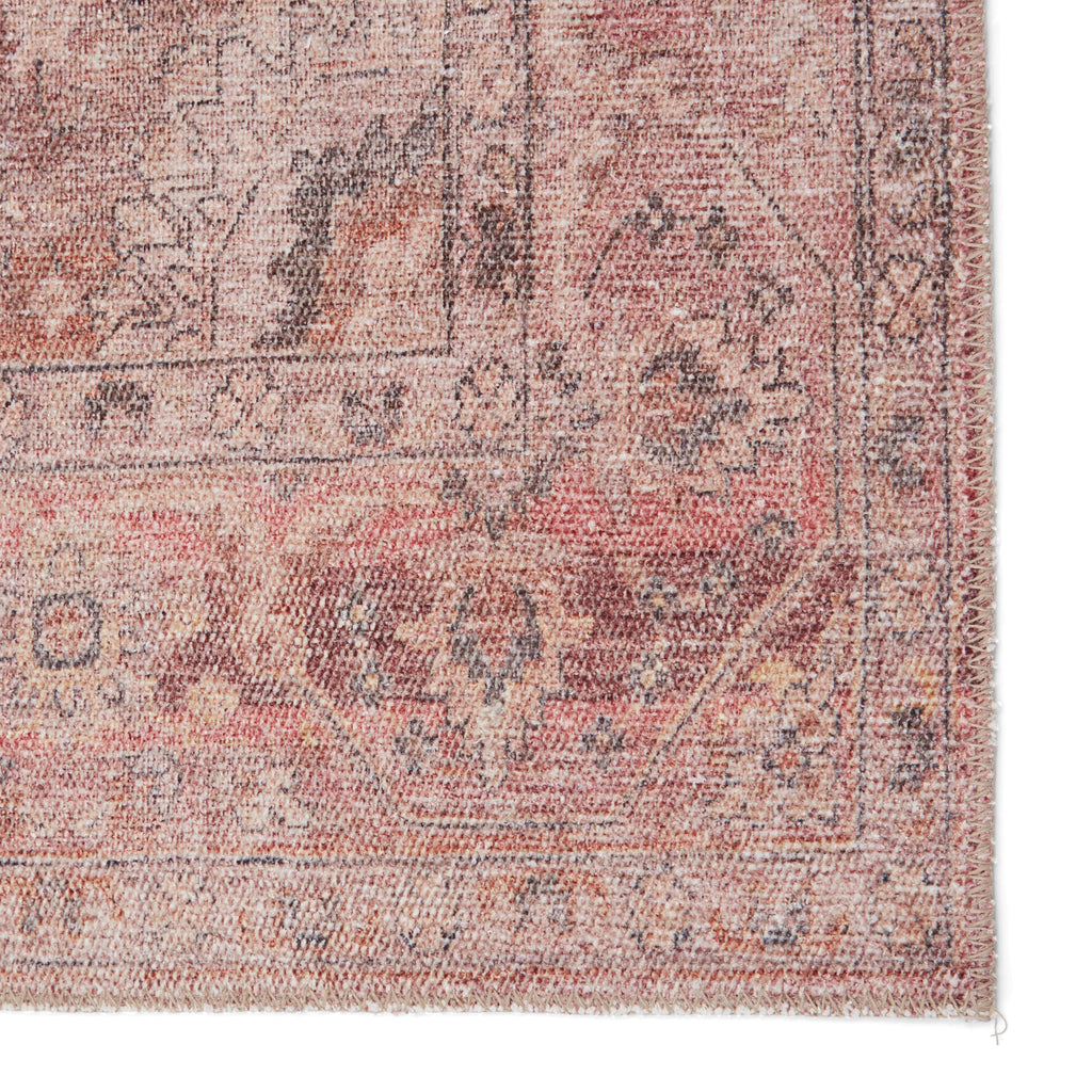 Jaipur Living Ozan Medallion Pink/ Burgundy Area Rug (9'X12')