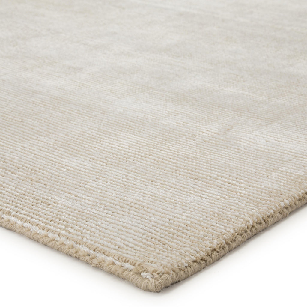 Jaipur Living Kelle Handmade Solid White/ Beige Area Rug (5'X8')