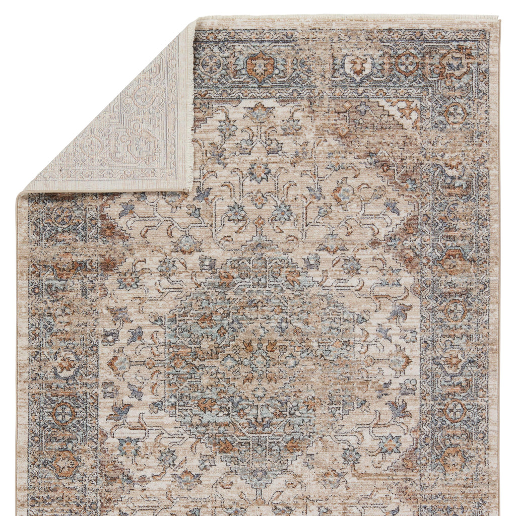 Jaipur Living Heir Medallion Beige/ Blue Area Rug (10'X14')