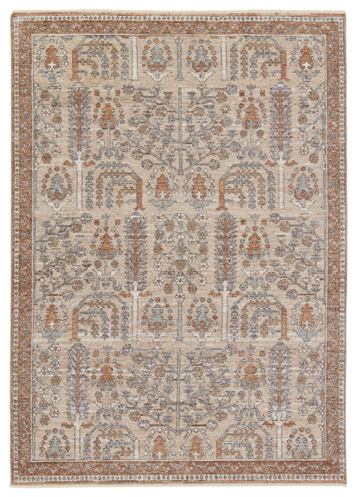 Jaipur Living Regard Floral Slate/ Bronze Area Rug (4'X6')