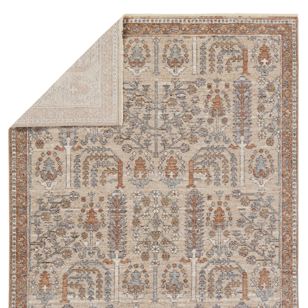 Jaipur Living Regard Floral Slate/ Bronze Area Rug (8'X10')