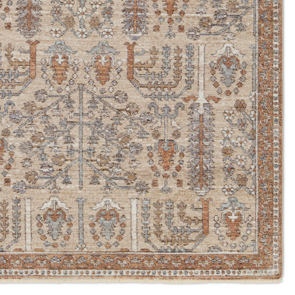 Jaipur Living Regard Floral Slate/ Bronze Area Rug (8'X10')