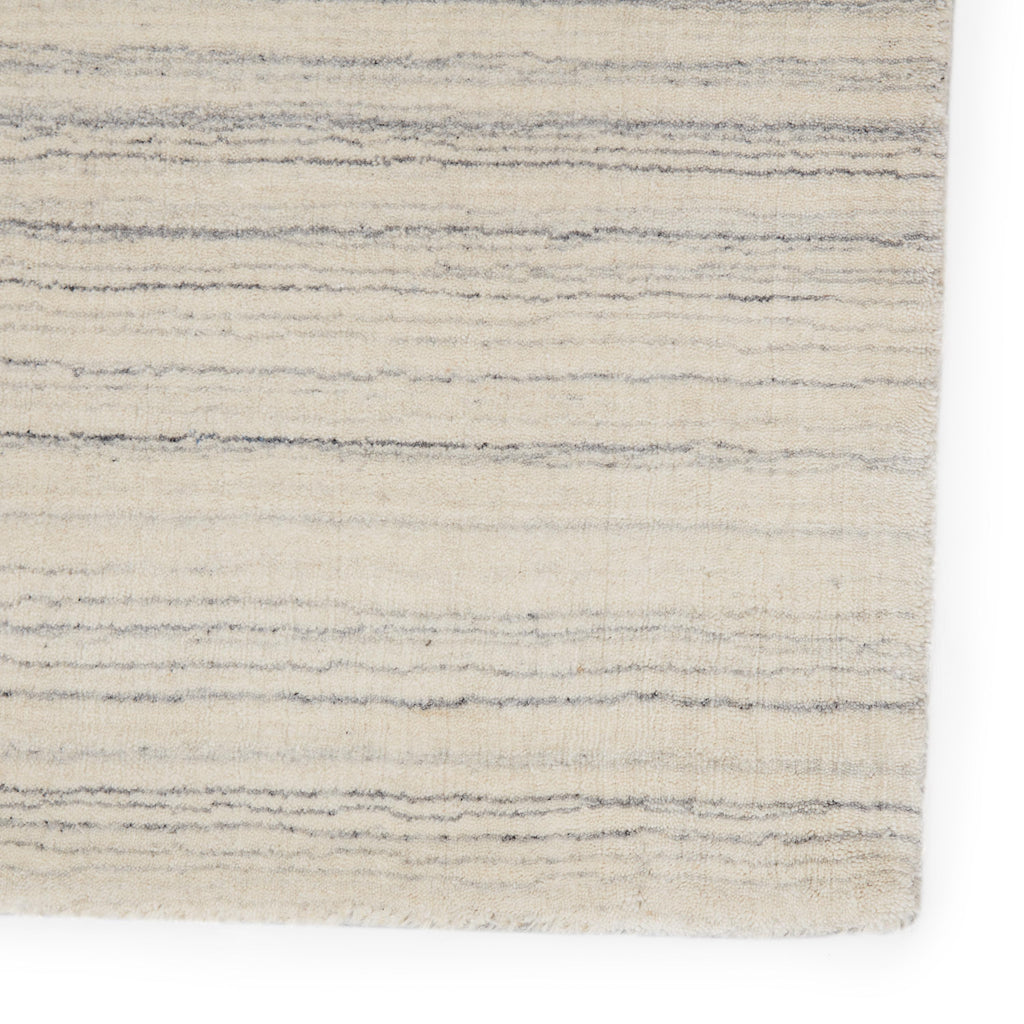 Jaipur Living Oplyse Handmade Striped White/ Gray Area Rug (5'X8')