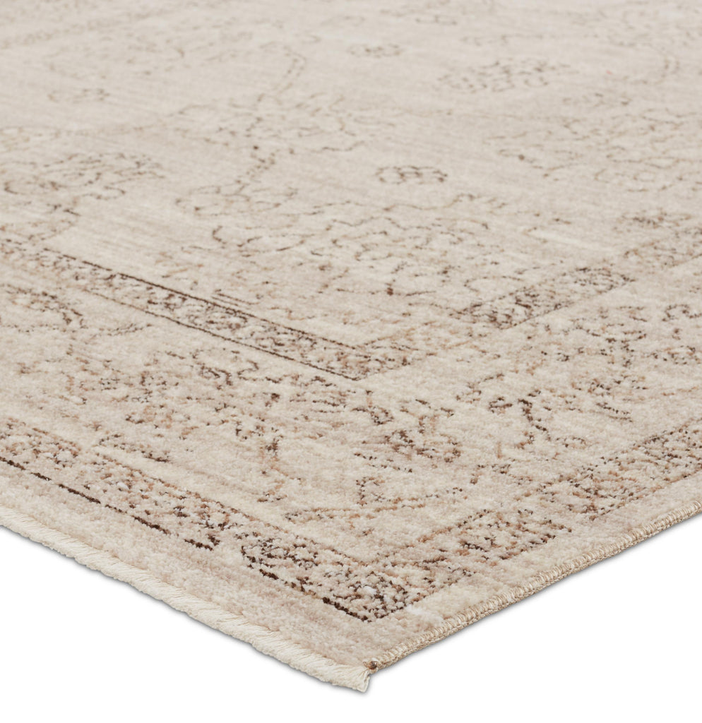 Vibe By Jaipur Living Camille Floral Gray/ Brown Area Rug (4'X5'2")