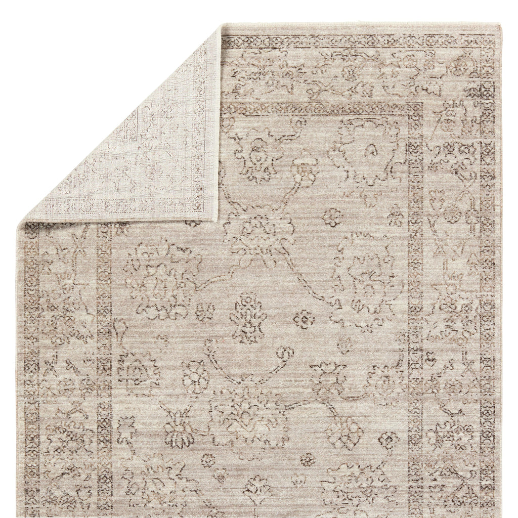 Vibe By Jaipur Living Camille Floral Gray/ Brown Area Rug (4'X5'2")