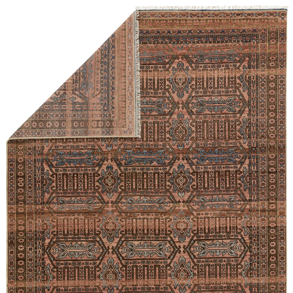 Jaipur Living Leone Hand-Knotted Medallion Pink/ Blue Area Rug (5'6"X8')