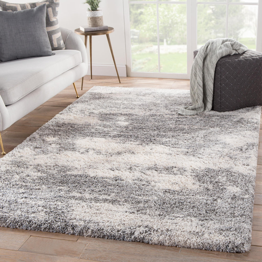 Jaipur Living Elodie Abstract Gray/ Ivory Area Rug (5'3"X7'7")