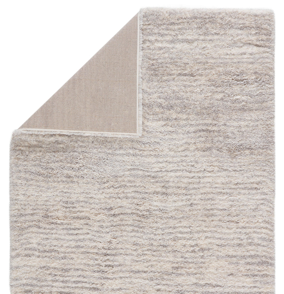 Jaipur Living Staves Striped Light Gray/ Cream Area Rug (5'3"X7'7")