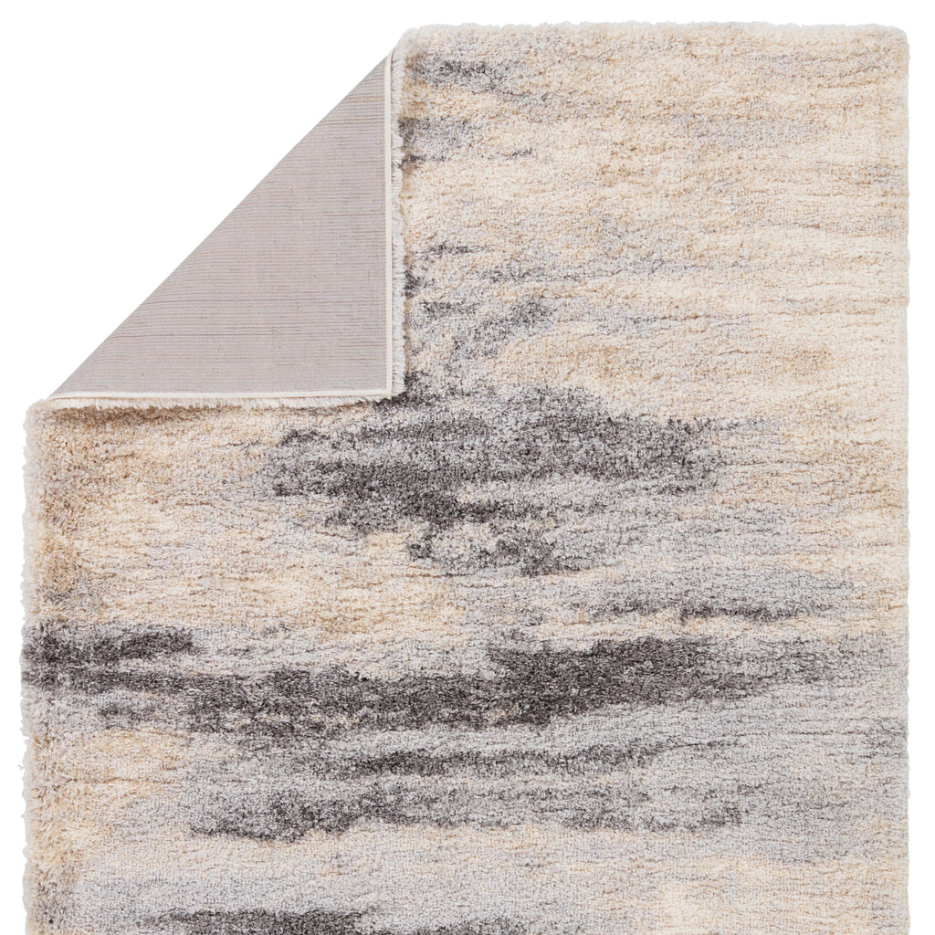 Jaipur Living Triton Abstract Gray/ Cream Runner Rug (2'6"X8')