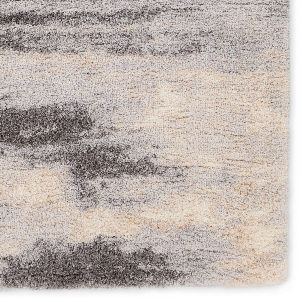 Jaipur Living Triton Abstract Gray/ Cream Runner Rug (2'6"X8')