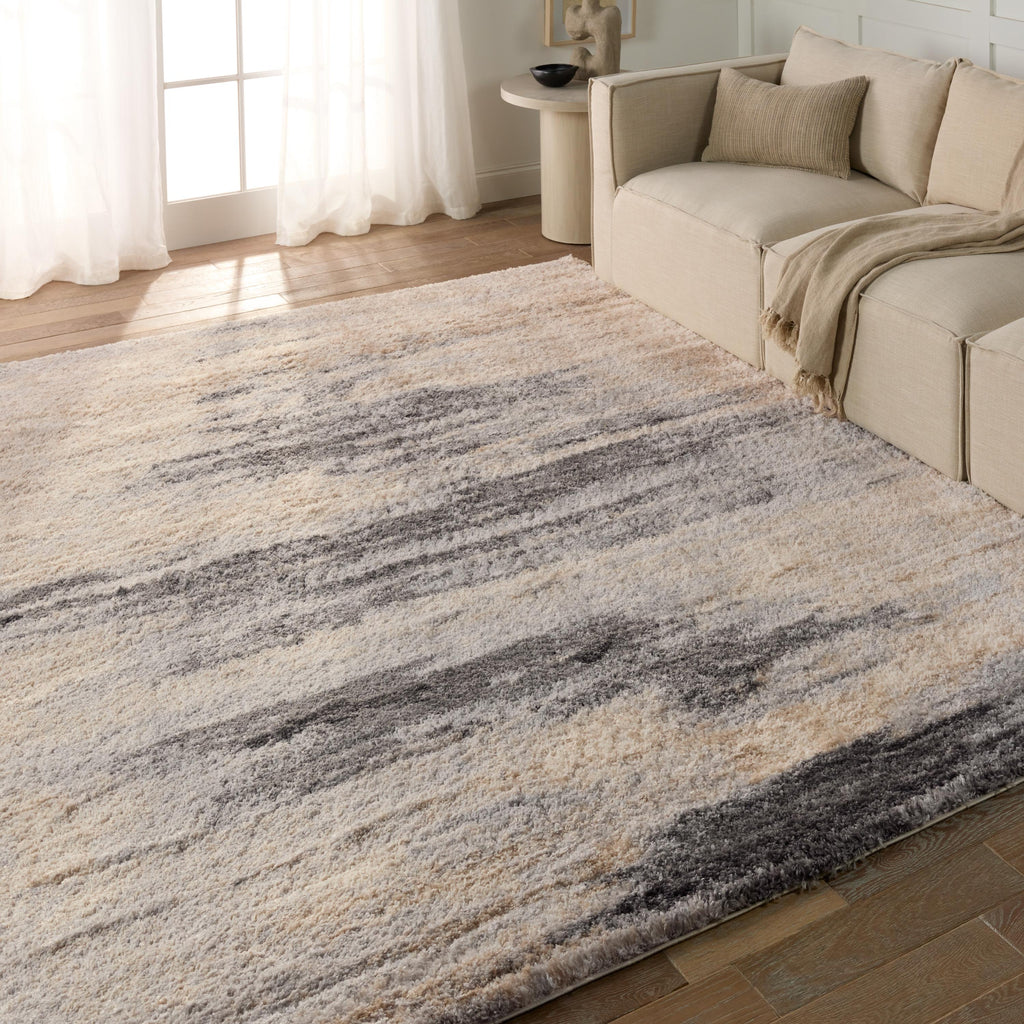 Jaipur Living Triton Abstract Gray/ Cream Area Rug (8'10"X11'9")