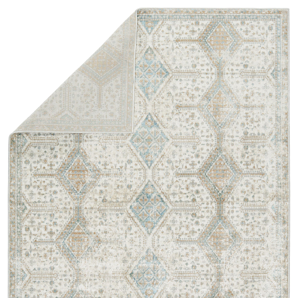 Vibe By Jaipur Living Roane Trellis Gold/ Light Blue Area Rug (9'10"X14')