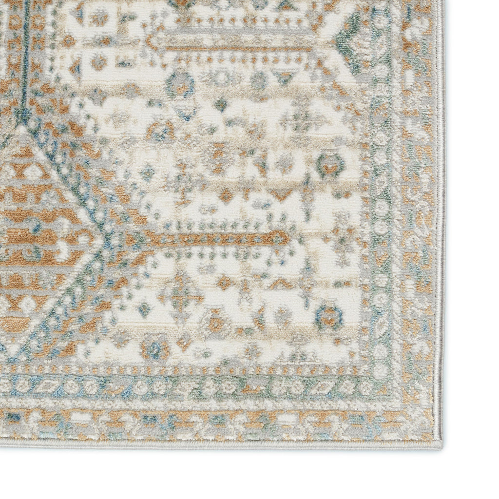 Vibe By Jaipur Living Roane Trellis Gold/ Light Blue Area Rug (9'10"X14')