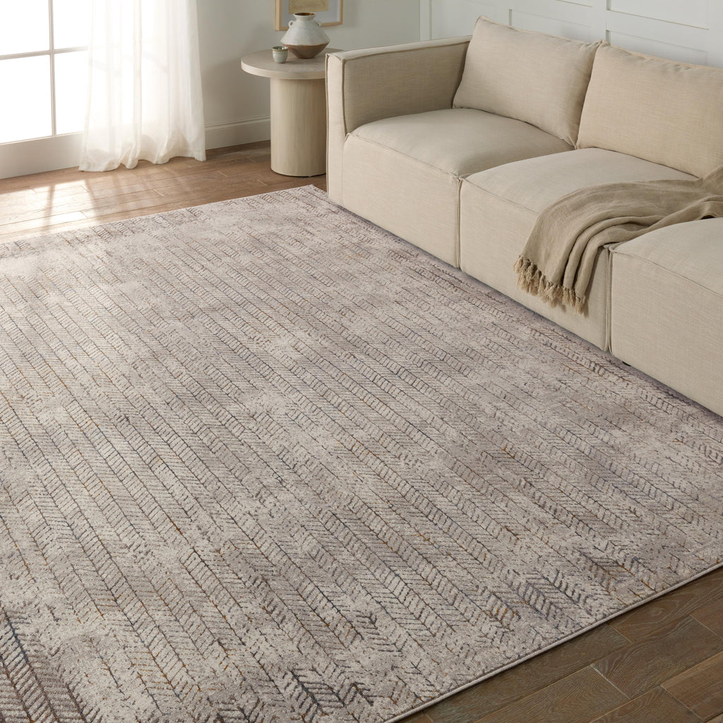 Vibe By Jaipur Living Sylvana Trellis Gray/ Blue Area Rug (9'10"X14')