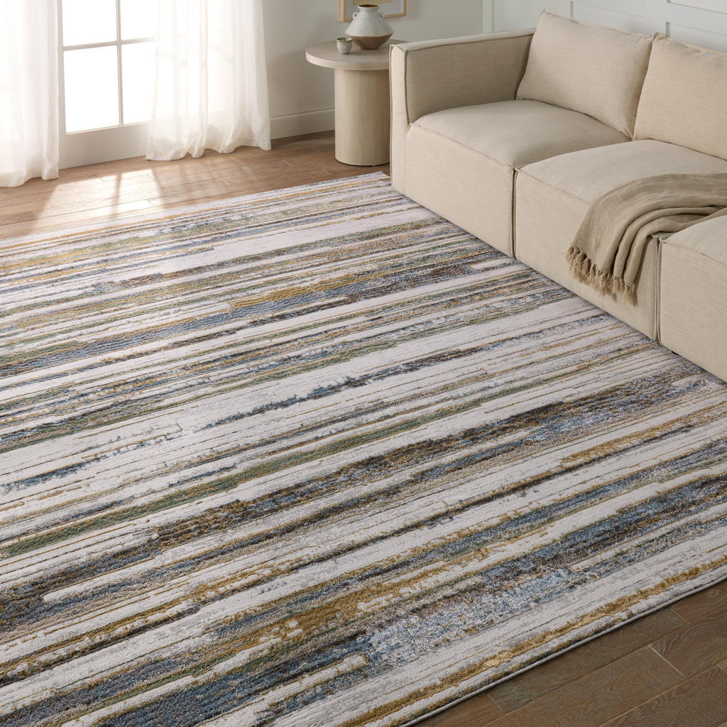 Vibe By Jaipur Living Fioro Striped Multicolor/ Cream Area Rug (9'10"X14')