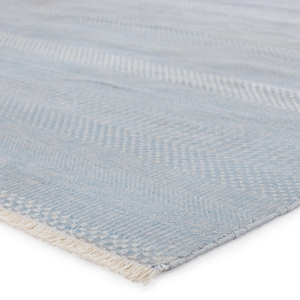 Jaipur Living Adler Tribal Sky Blue/ Ivory Area Rug (6'X9')