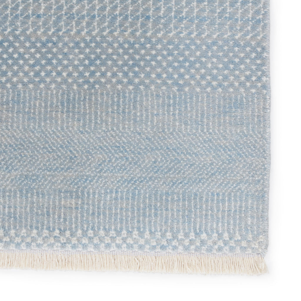 Jaipur Living Adler Tribal Sky Blue/ Ivory Area Rug (6'X9')