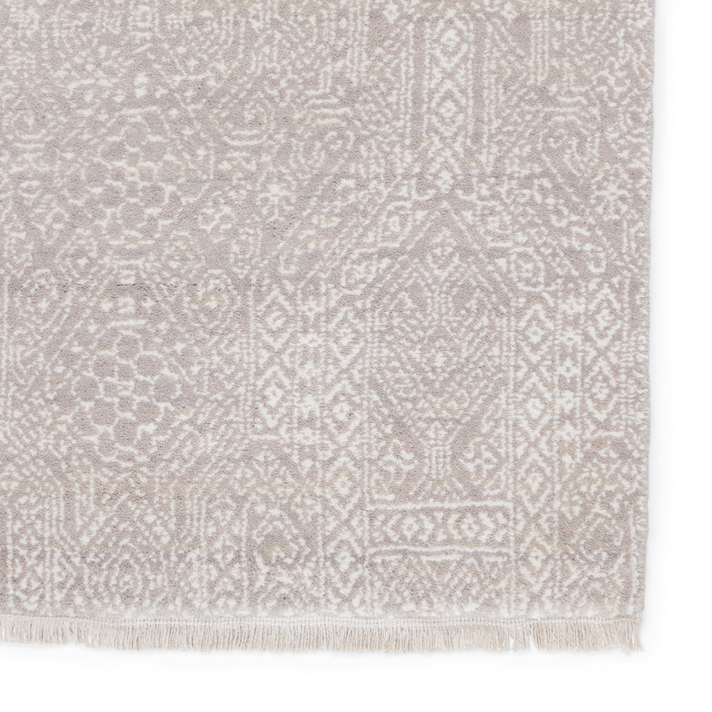 Jaipur Living Bram Tribal Light Gray/ Ivory Area Rug (6'X9')