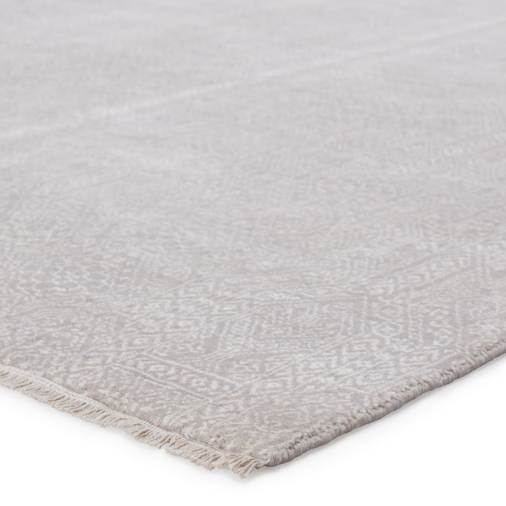 Jaipur Living Bram Tribal Light Gray/ Ivory Area Rug (9'X12')