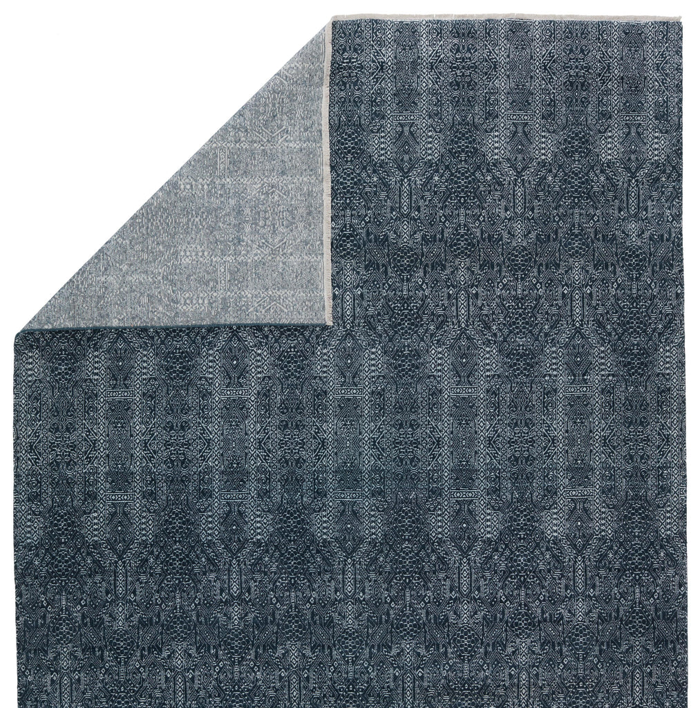 Jaipur Living Bram Tribal Dark Blue/ Ivory Area Rug (9'X12')