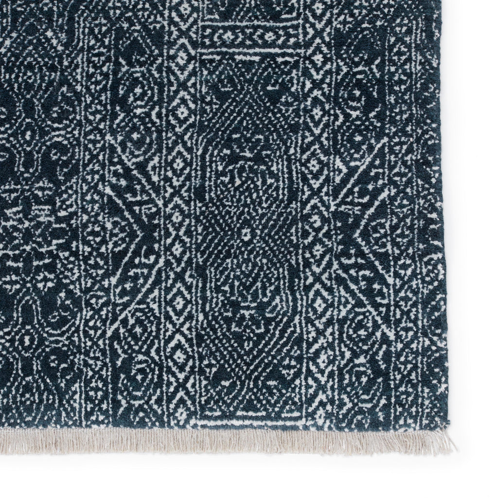 Jaipur Living Bram Tribal Dark Blue/ Ivory Area Rug (9'X12')