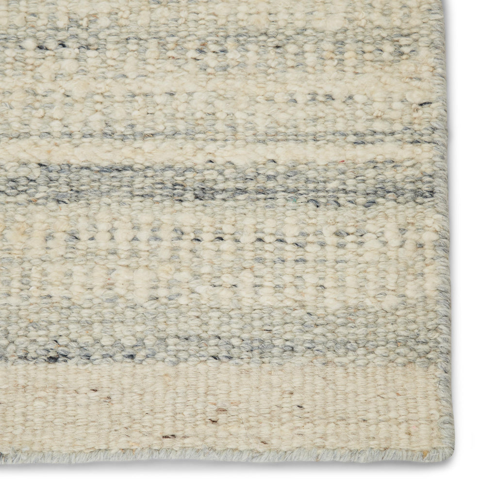 Jaipur Living Culver Handmade Striped Light Gray/ Cream Area Rug (5'X8')