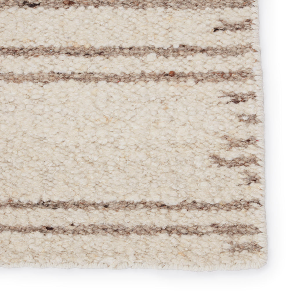 Jaipur Living Torin Handmade Striped Cream/ Brown Area Rug (5'X8')