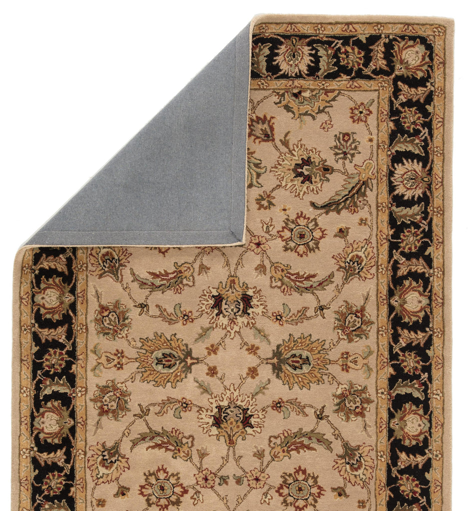 Jaipur Living Selene Handmade Floral Beige/ Black Area Rug (10'X14')