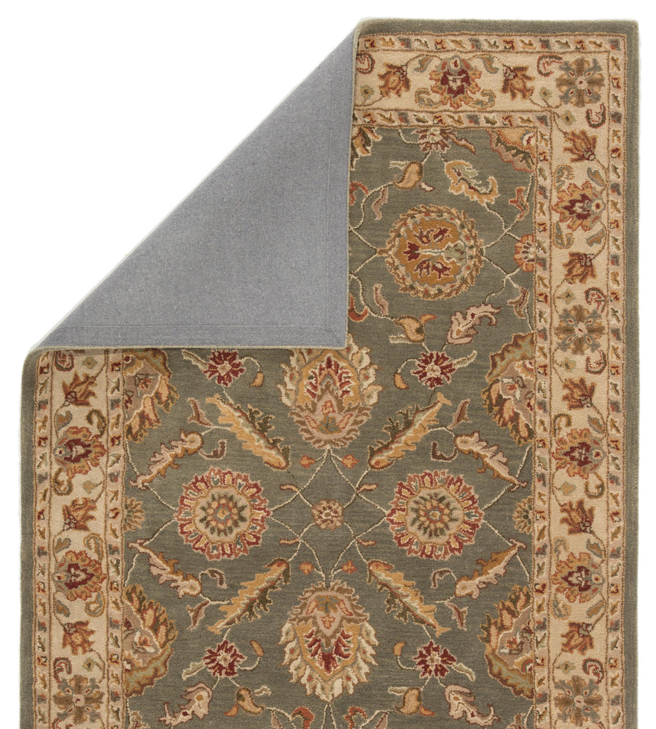 Jaipur Living Callisto Handmade Floral Green/ Beige Area Rug (5'X8')