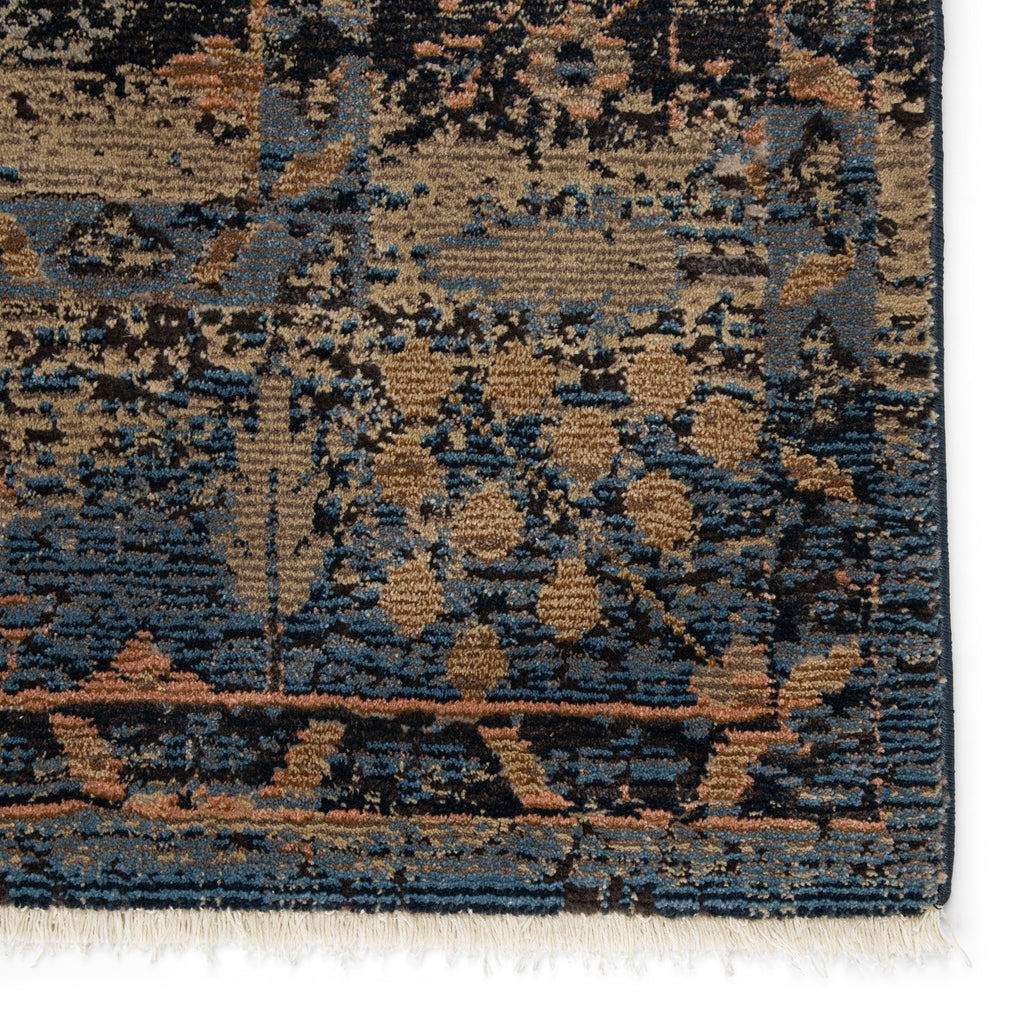 Vibe By Jaipur Living Caruso Oriental Blue/ Taupe Runner Rug (2'6"X12')