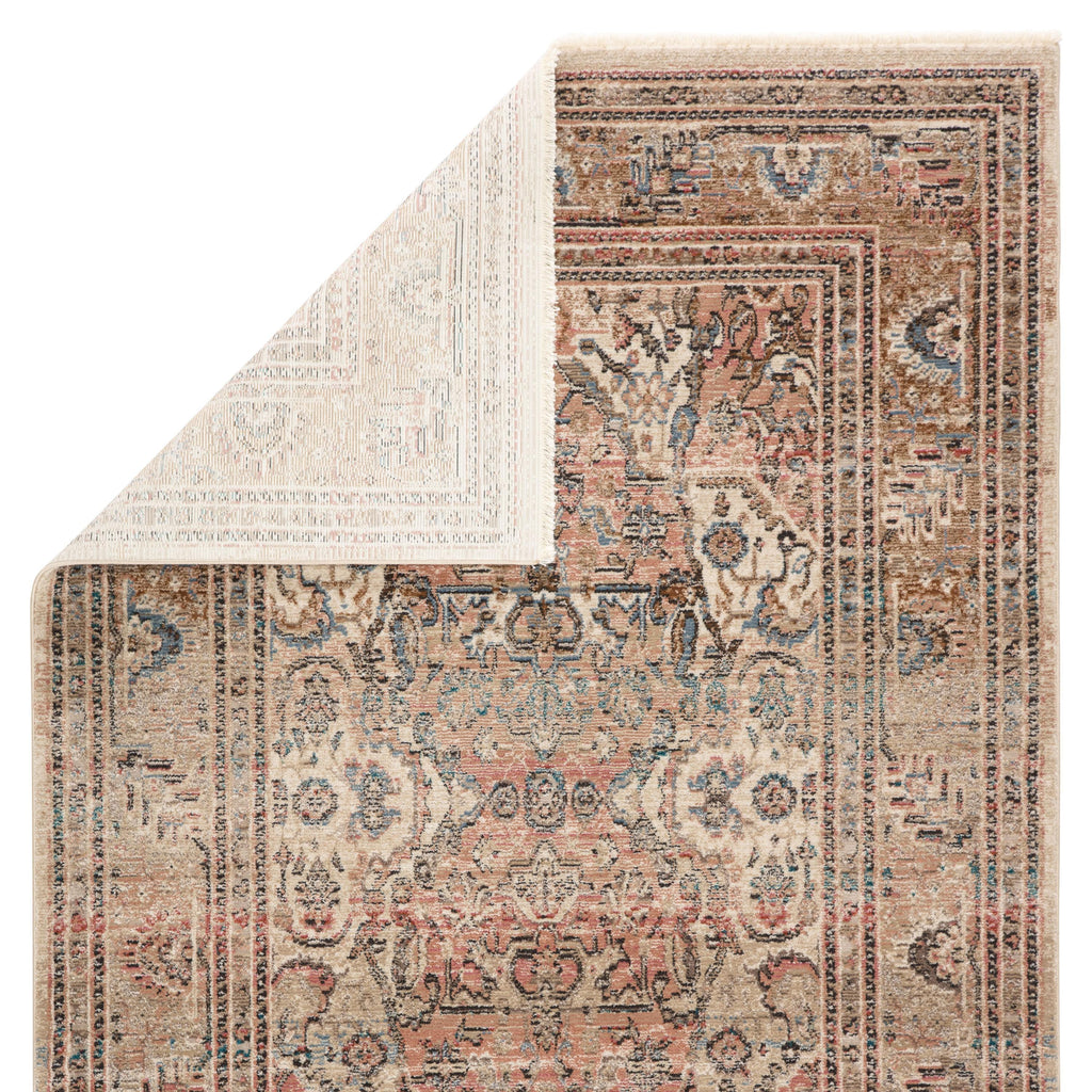 Vibe By Jaipur Living Ginia Medallion Blush/ Beige Area Rug (9'6"X12'7")