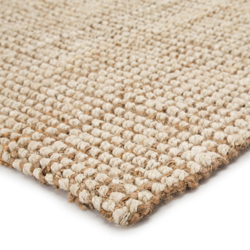 Jaipur Living Mayen Natural Solid White/ Tan Area Rug (3'X5')