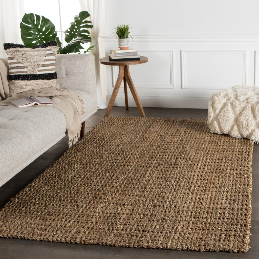 Jaipur Living Achelle Natural Solid Taupe Area Rug (2'X3')