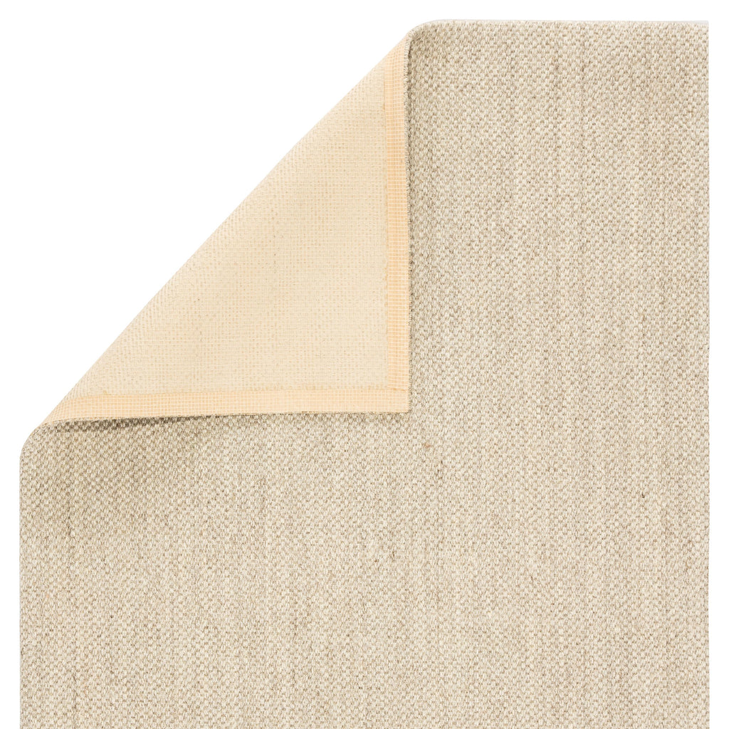 Jaipur Living Naples Natural Solid White/ Taupe Area Rug (9'6"X13'6")