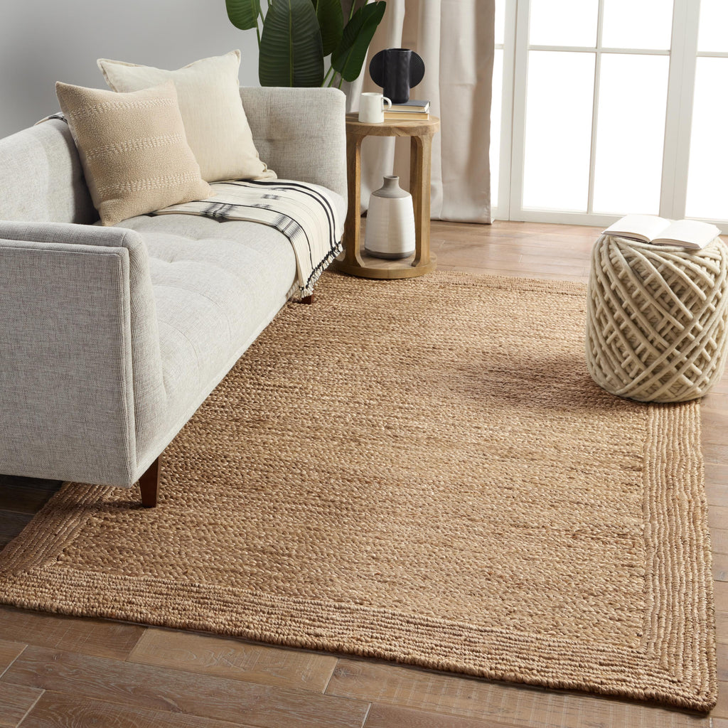 Jaipur Living Aboo Natural Solid Beige Area Rug (10'X14')