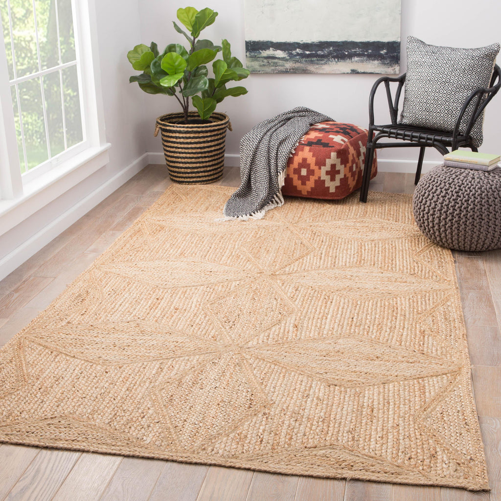 Jaipur Living Abel Natural Geometric Beige Area Rug (8'X10')