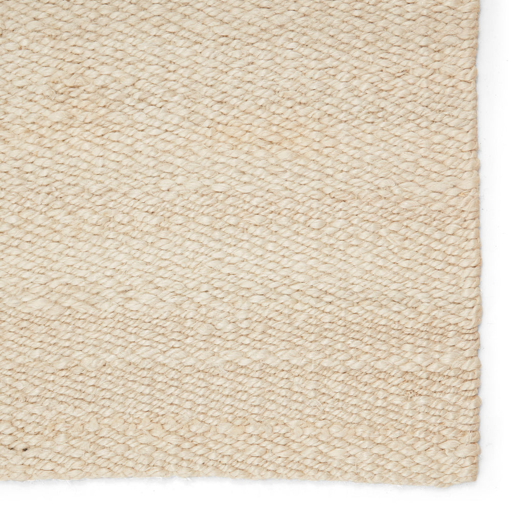 Jaipur Living Hutton Natural Solid White Runner Rug (2'6"X8')