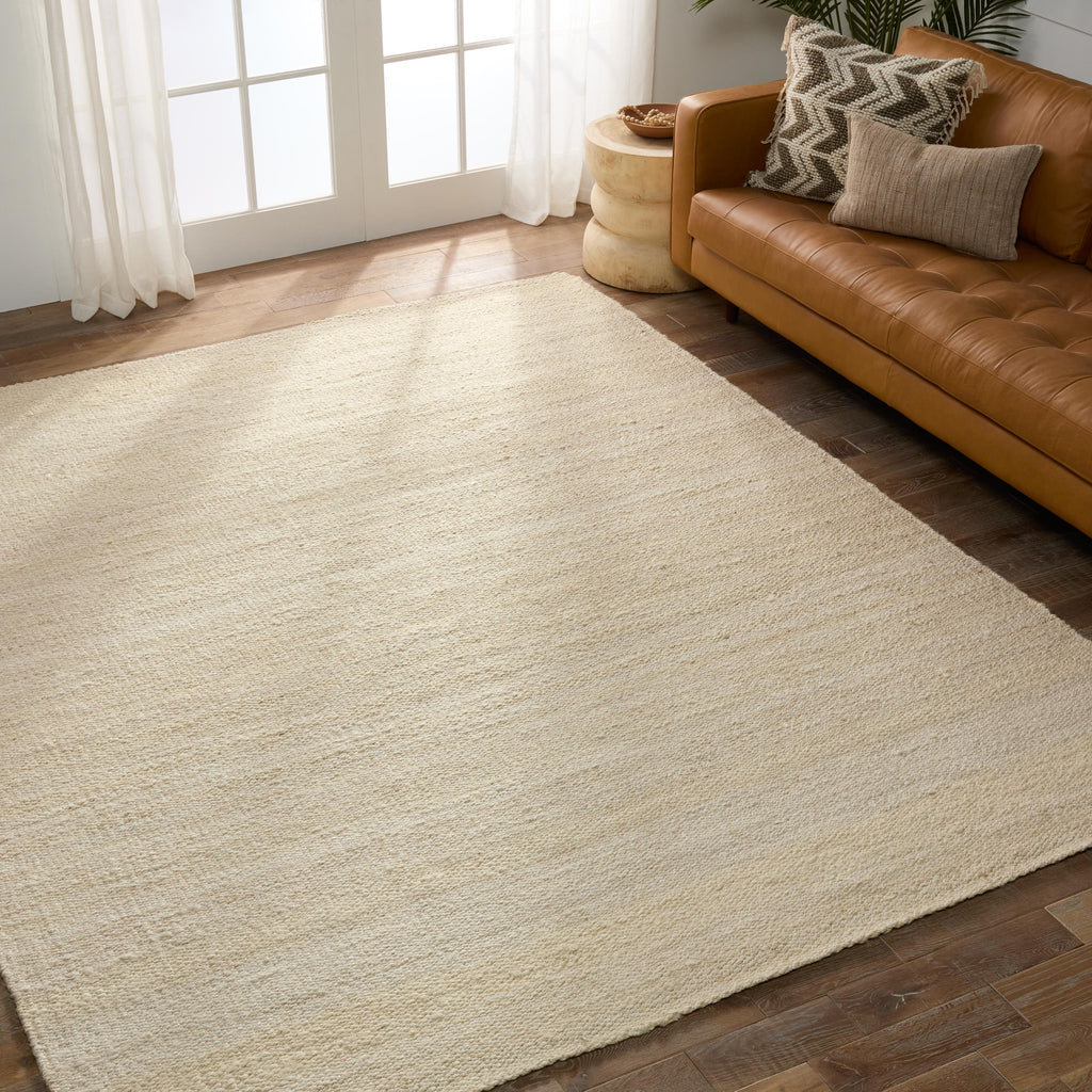 Jaipur Living Hutton Natural Solid White Area Rug (12'X15')