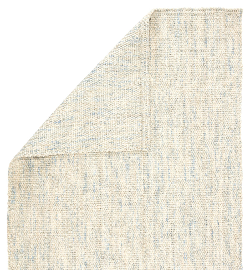 Jaipur Living Bluffton Natural Solid Ivory/ Blue Area Rug (2'X3')