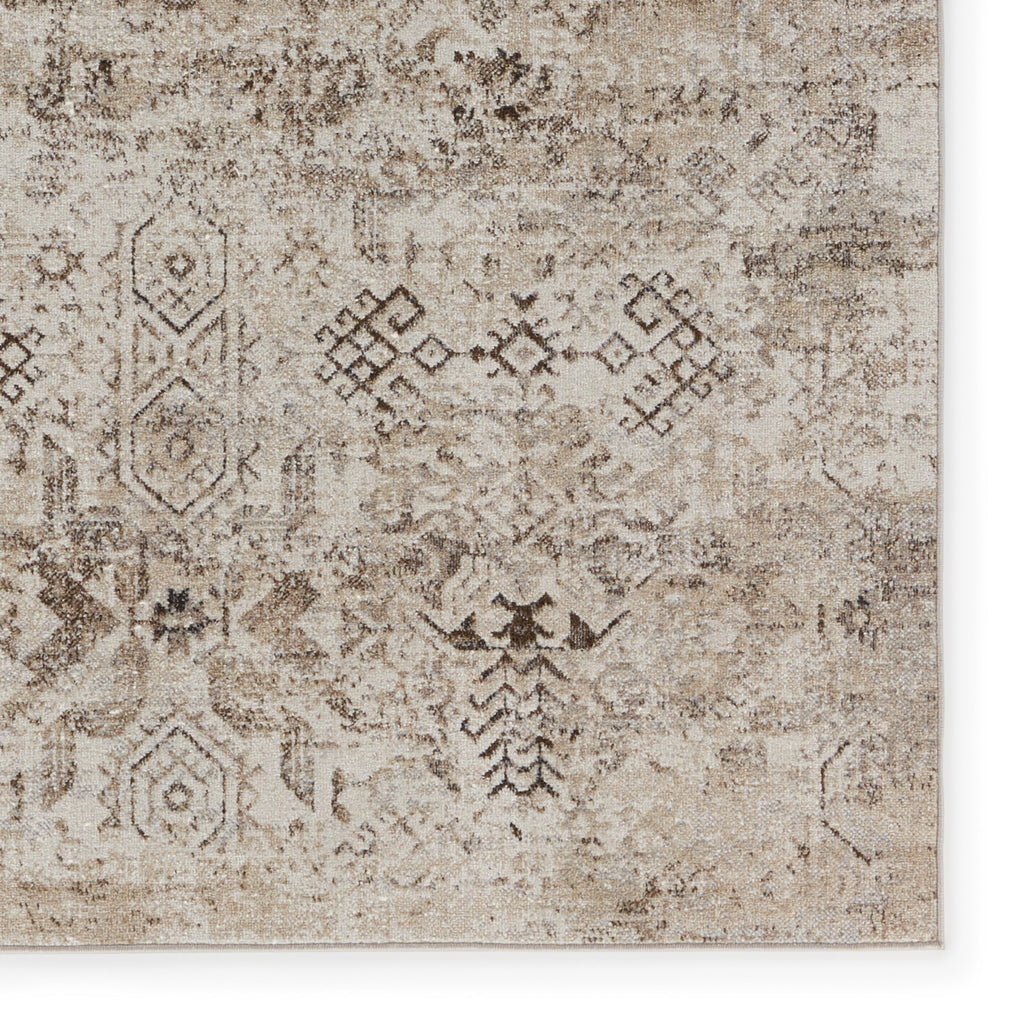 Vibe By Jaipur Living Kati Tribal Brown/ Cream Area Rug (7'10"X10')