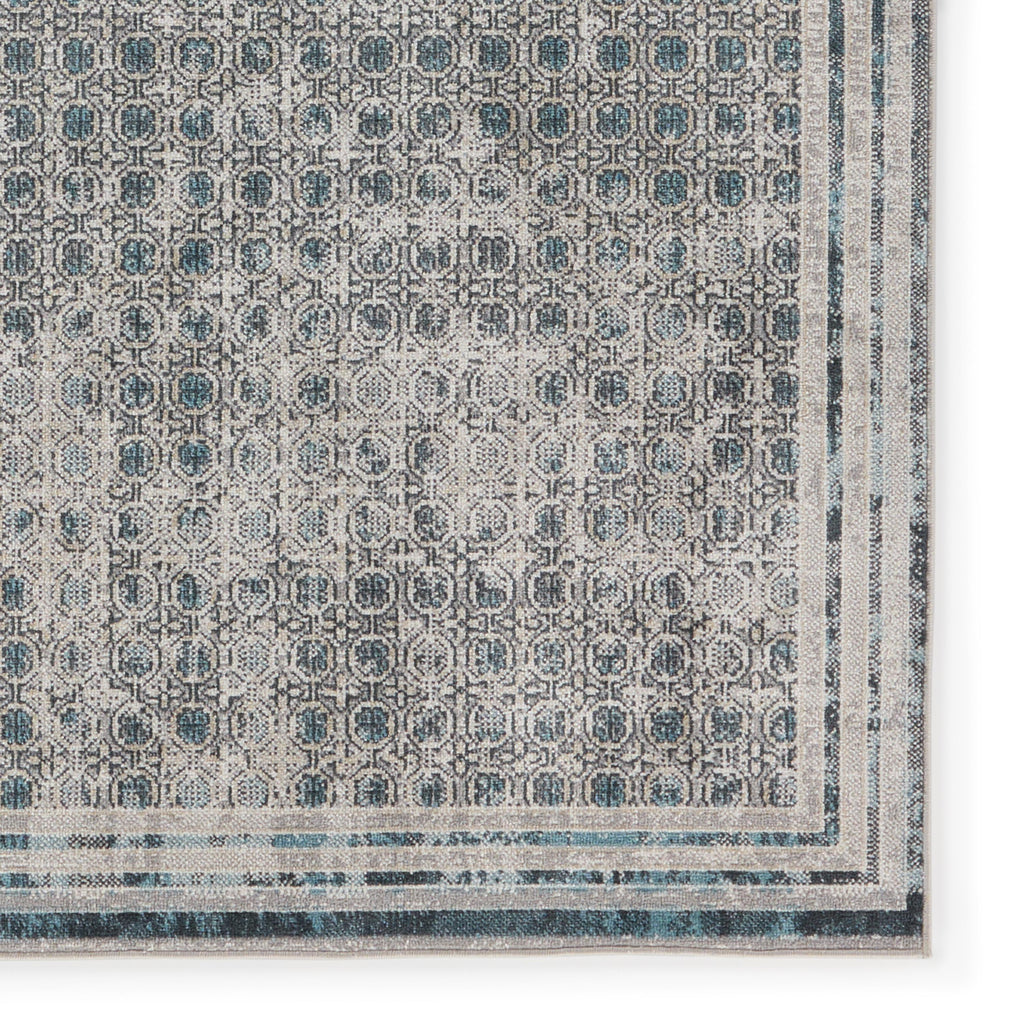 Vibe By Jaipur Living Allora Trellis Light Gray/ Blue Area Rug (7'10"X10')