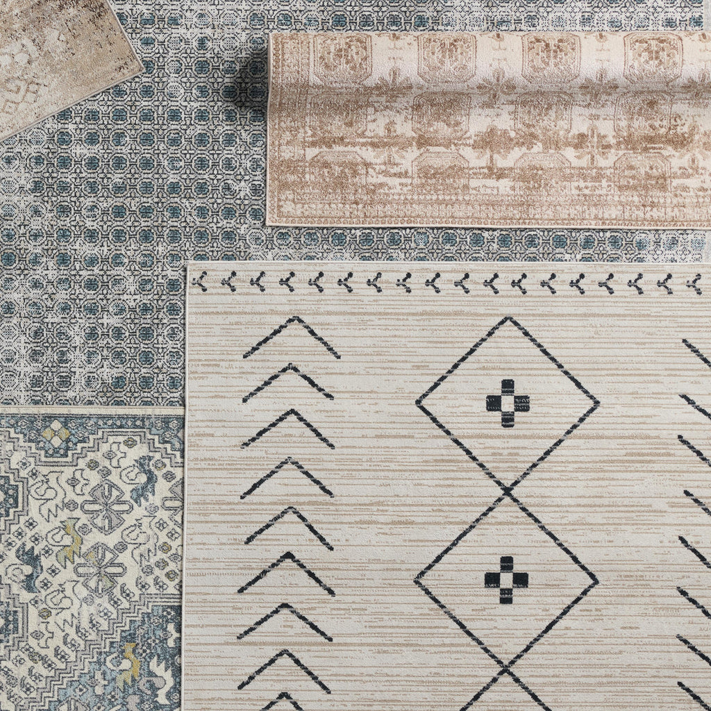 Vibe By Jaipur Living Milea Trellis Tan/ Cream Area Rug (7'10"X10')