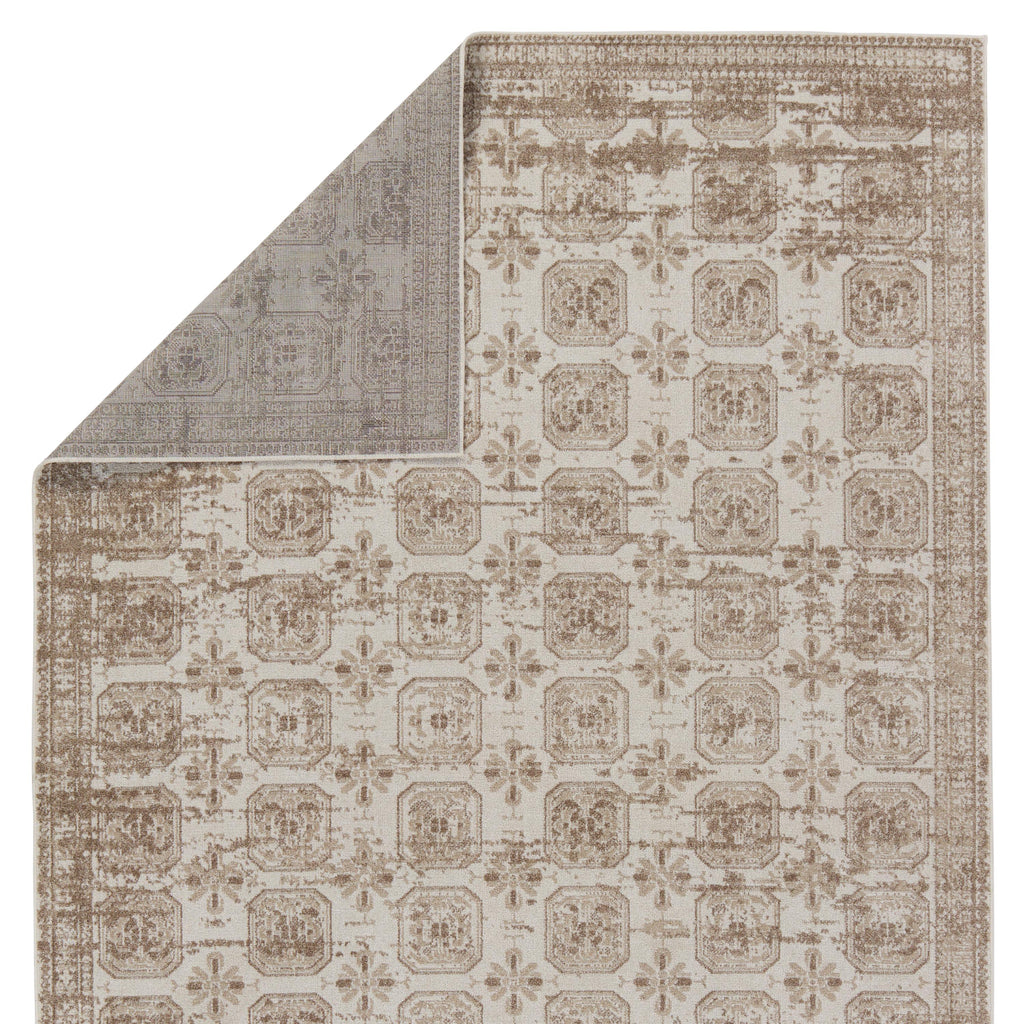 Vibe By Jaipur Living Milea Trellis Tan/ Cream Runner Rug (2'8"X10')