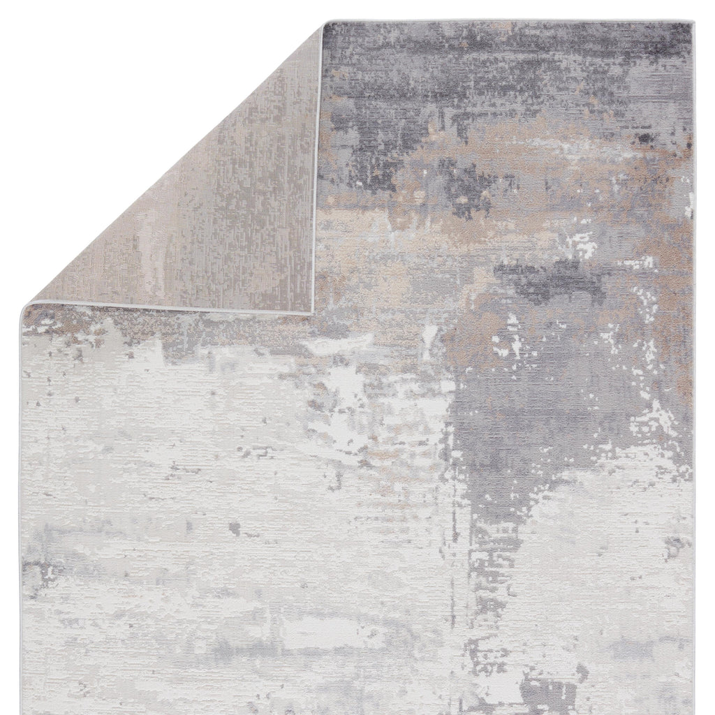 Vibe By Jaipur Living Forsythe Abstract Gray/ Ivory Area Rug (9'6"X13')