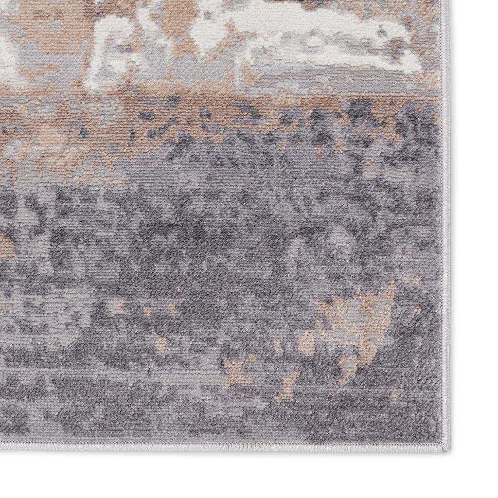 Vibe By Jaipur Living Forsythe Abstract Gray/ Ivory Area Rug (9'6"X13')