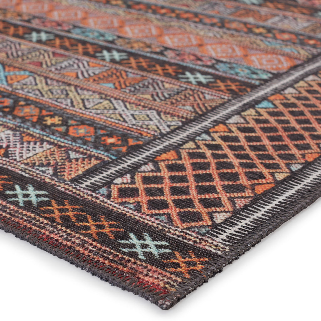 Kate Lester + Jaipur Living Auril Tribal Multicolor/ Orange Area Rug (5'X7'6")