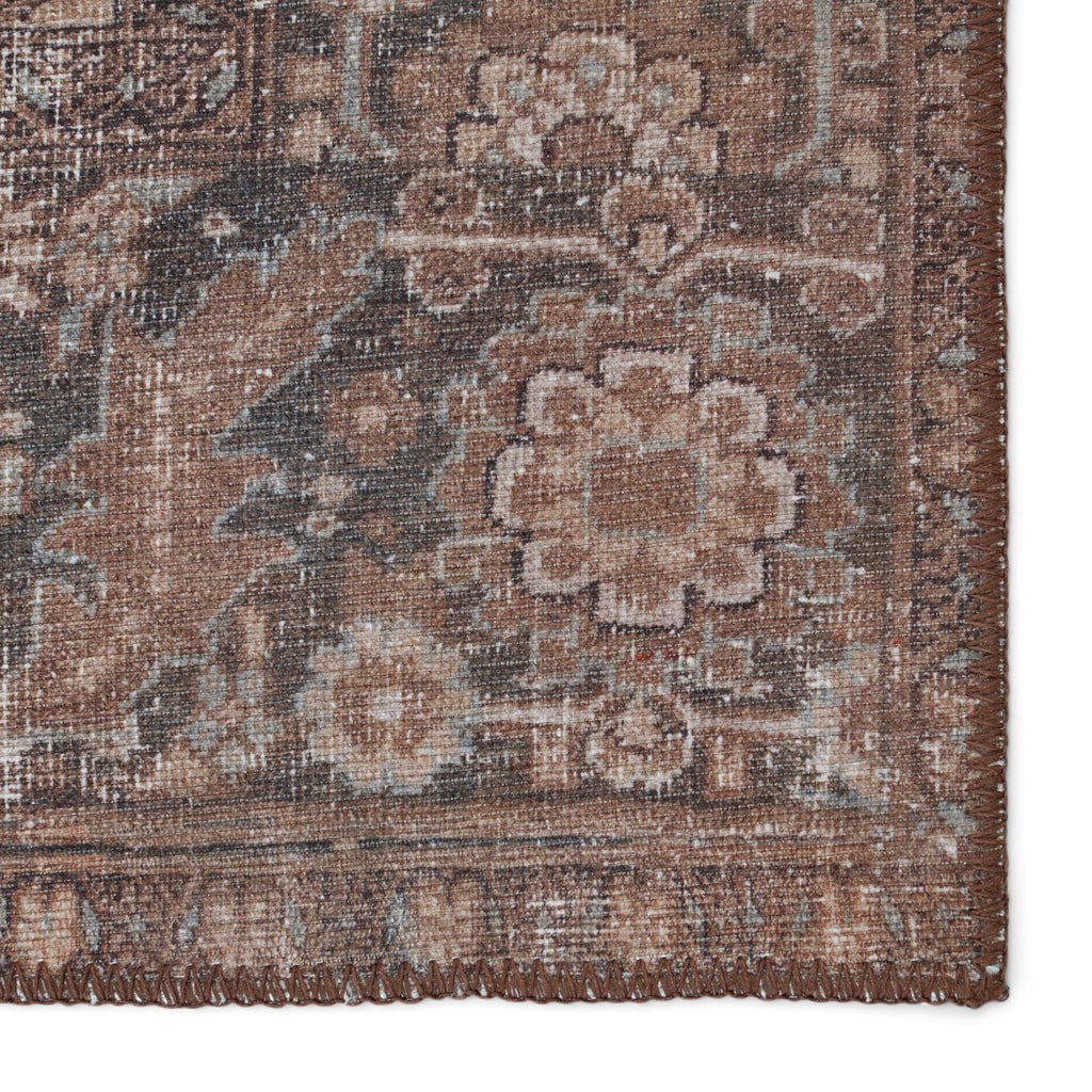 Kate Lester + Jaipur Living Minita Medallion Brown/ Tan Area Rug (5'X7'6")