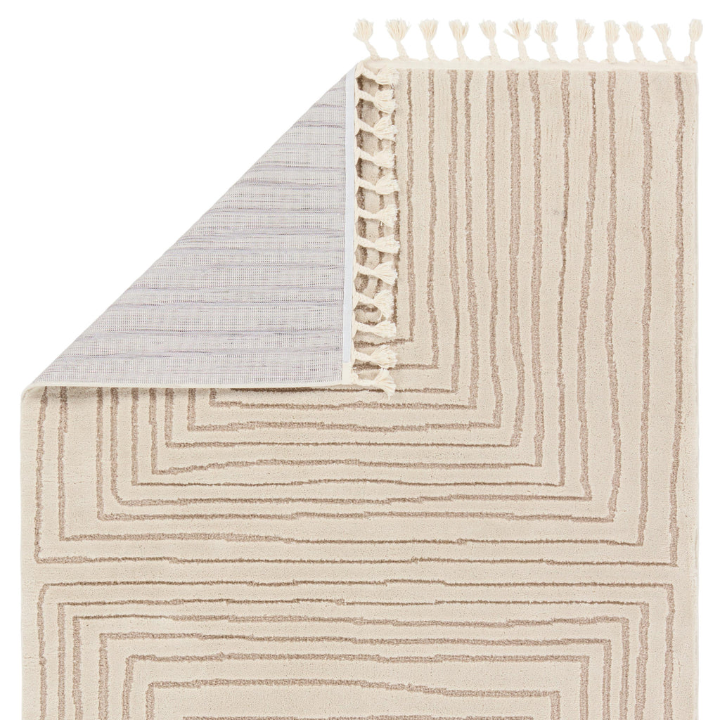 Vibe By Jaipur Living Fantana Striped Ivory/ Beige Runner Rug (2'5"X10')