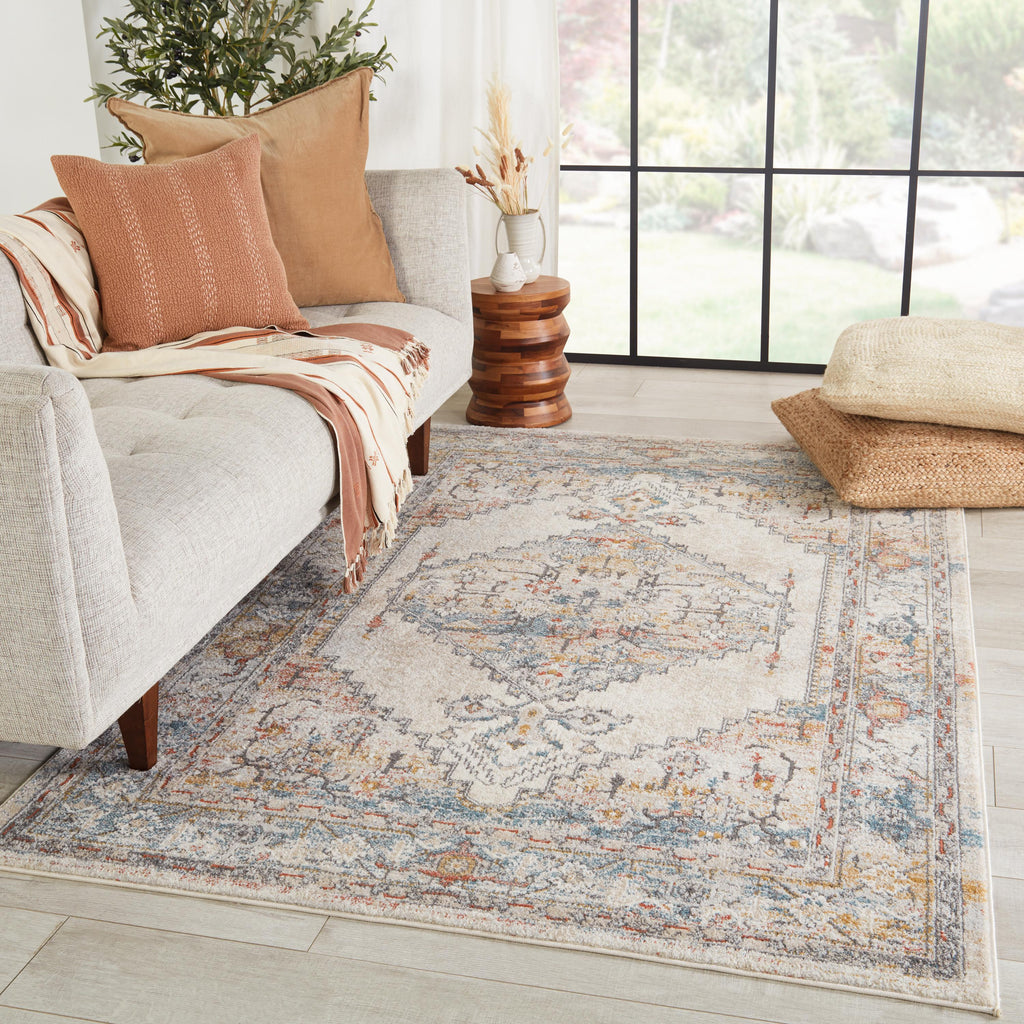 Vibe By Jaipur Living Lisette Medallion Multicolor/ Light Gray Area Rug (5'X8')