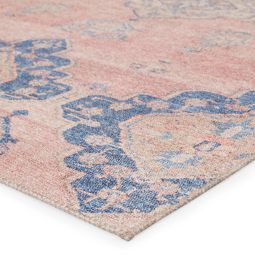 Vibe By Jaipur Living Adalee Medallion Pink/ Blue Runner Rug (2'6"X7'6")